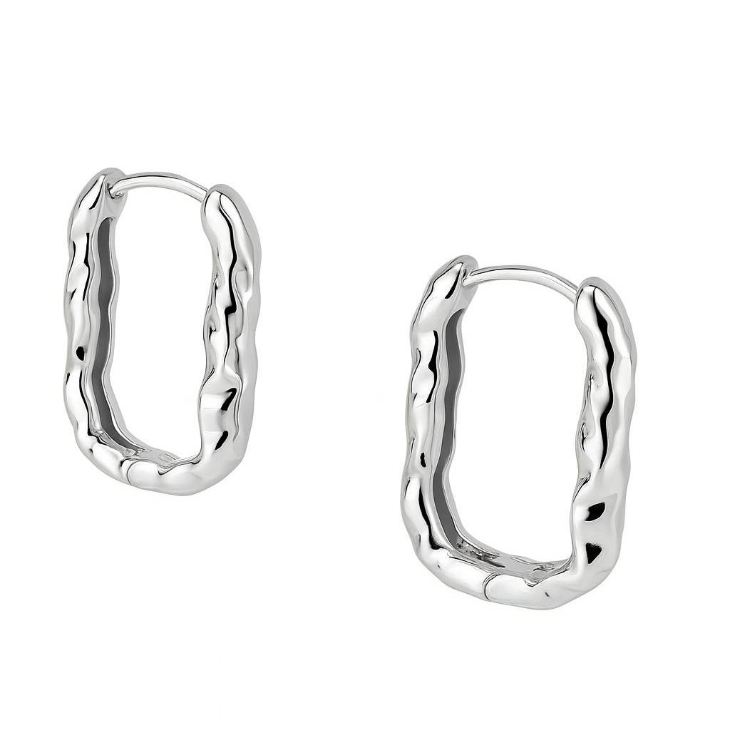 BECHTGOLD ,,Waves of Elegance" S925 Silber Desingner Creolen